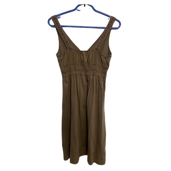 Lole Kaki Smocked V Neck Dress - Picture 4 of 7
